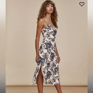NWT Reformation Cassandra Dress in Color Madame